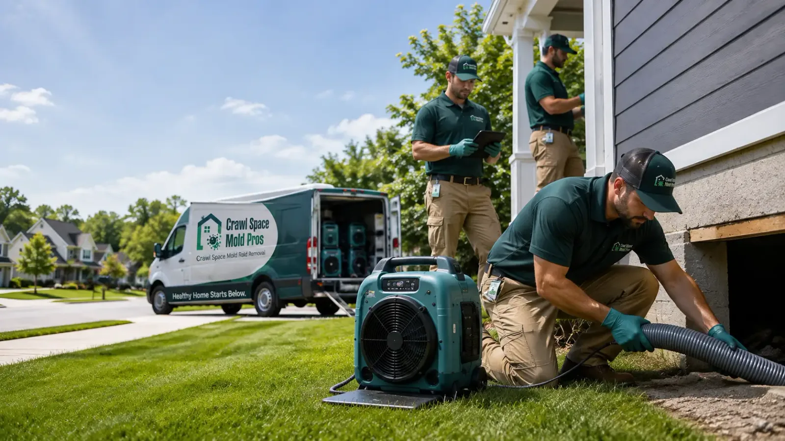 Crawl Space Mold Removal in Trevor, WI